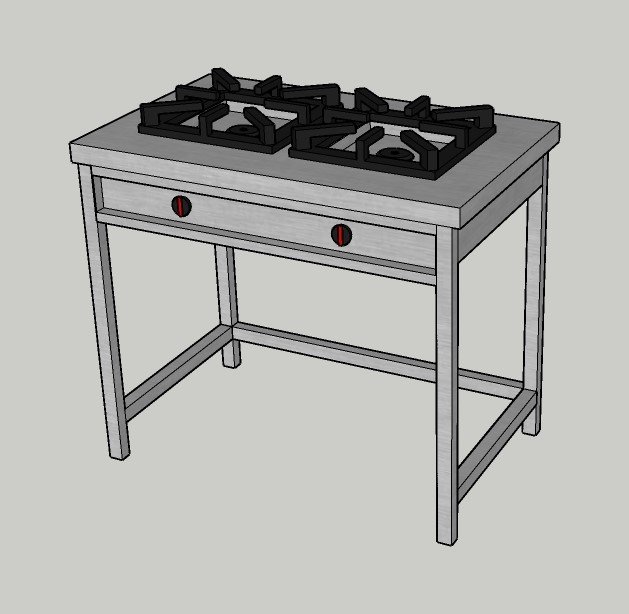 Gas cooker 2 rings